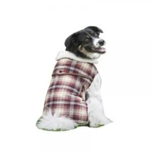 NWT Country Plaid Dog Coat. XS. New.